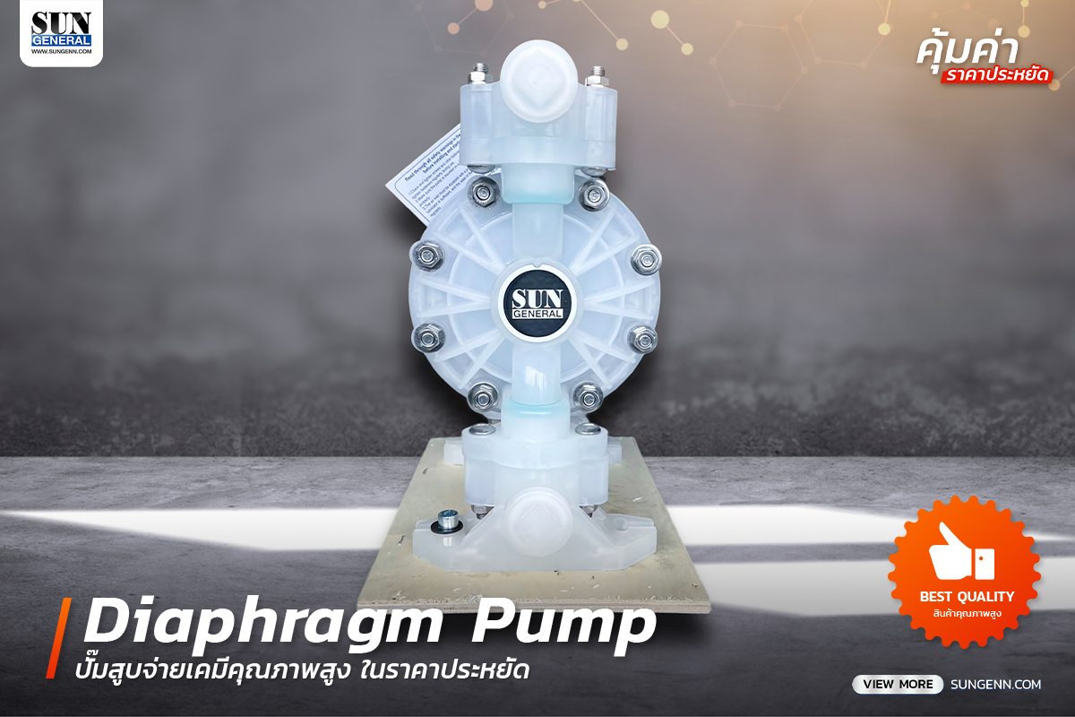 Diaphragm Pump – ปั๊มสูบจ่ายเคมีคุณภาพสูง ในราคาประหยัด