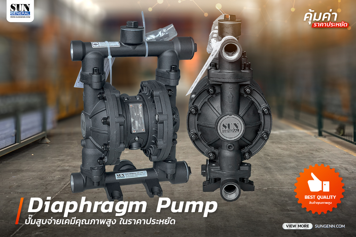 Diaphragm Pump – ปั๊มสูบจ่ายเคมีคุณภาพสูง ในราคาประหยัด